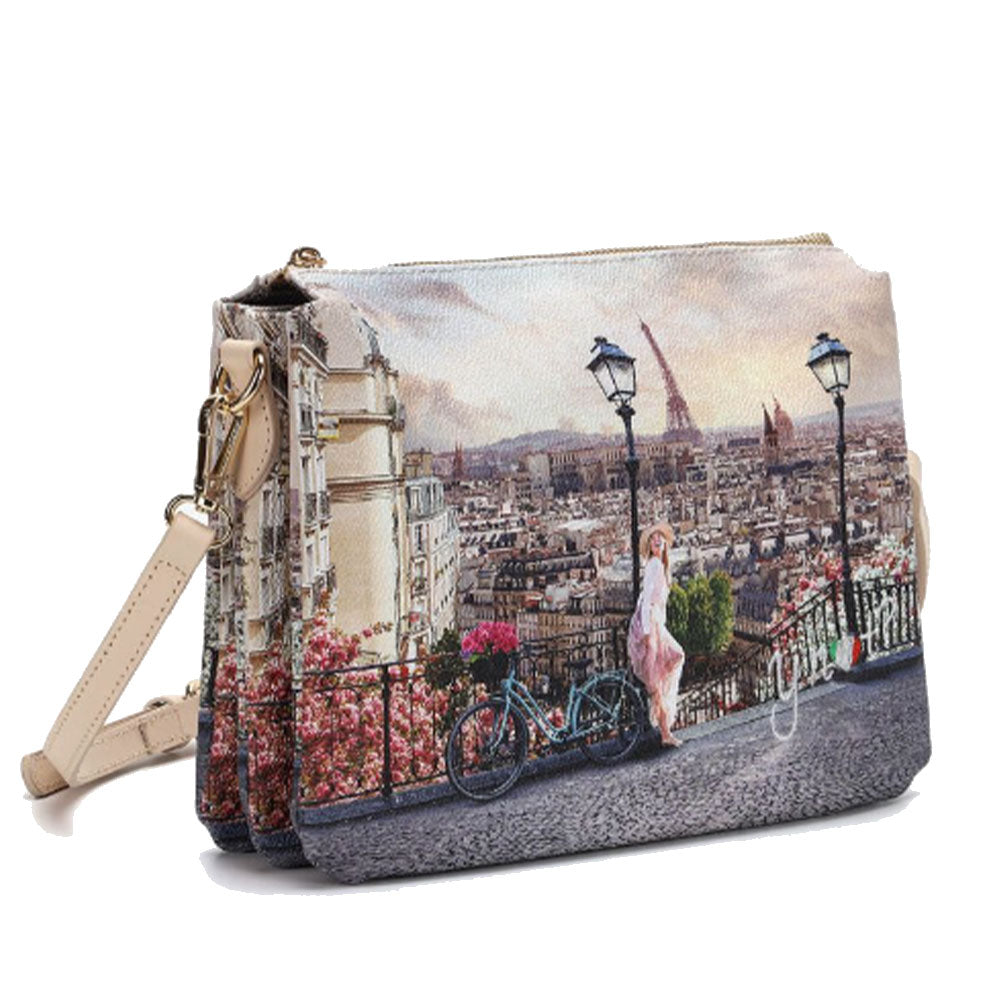 Borsa Donna Y NOT a Tracolla Tre Scomparti YES-399 Promenade