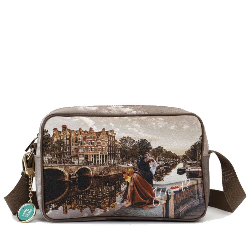 Borsa Donna a Tracolla Y NOT YES-440 stampa Autumn in Holland