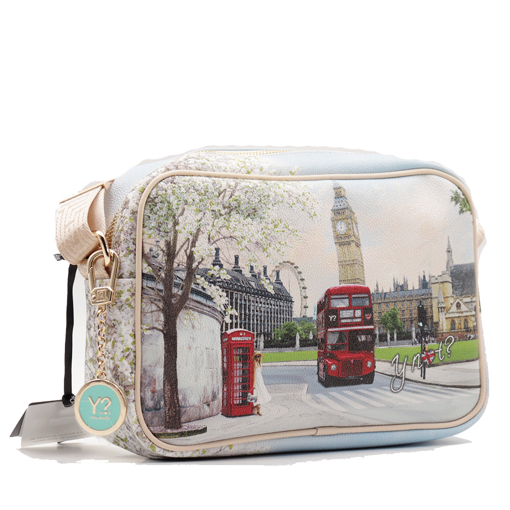 Borsa Donna a Tracolla Y NOT YES-440 stampa London