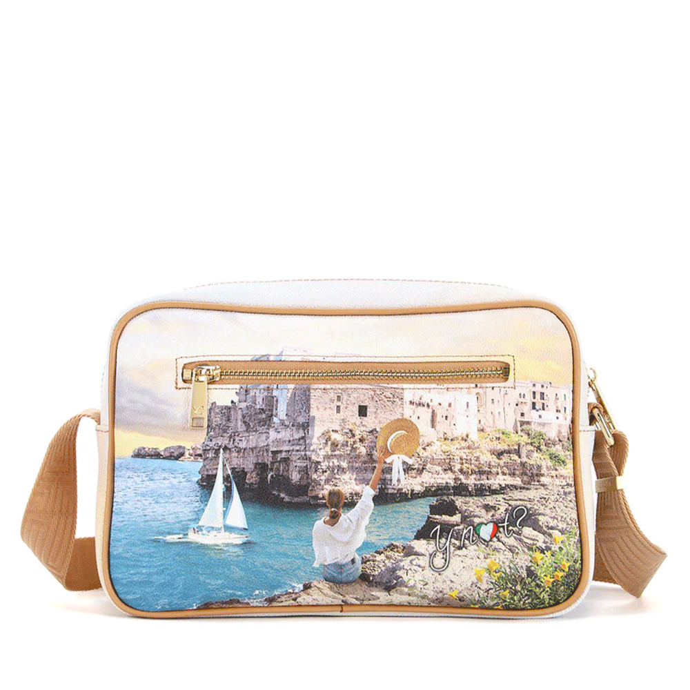 Borsa Donna a Tracolla Y NOT YES-440 stampa Polignano Coast