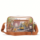 Borsa Donna a Tracolla Y NOT YES-440 stampa Spring in Milan