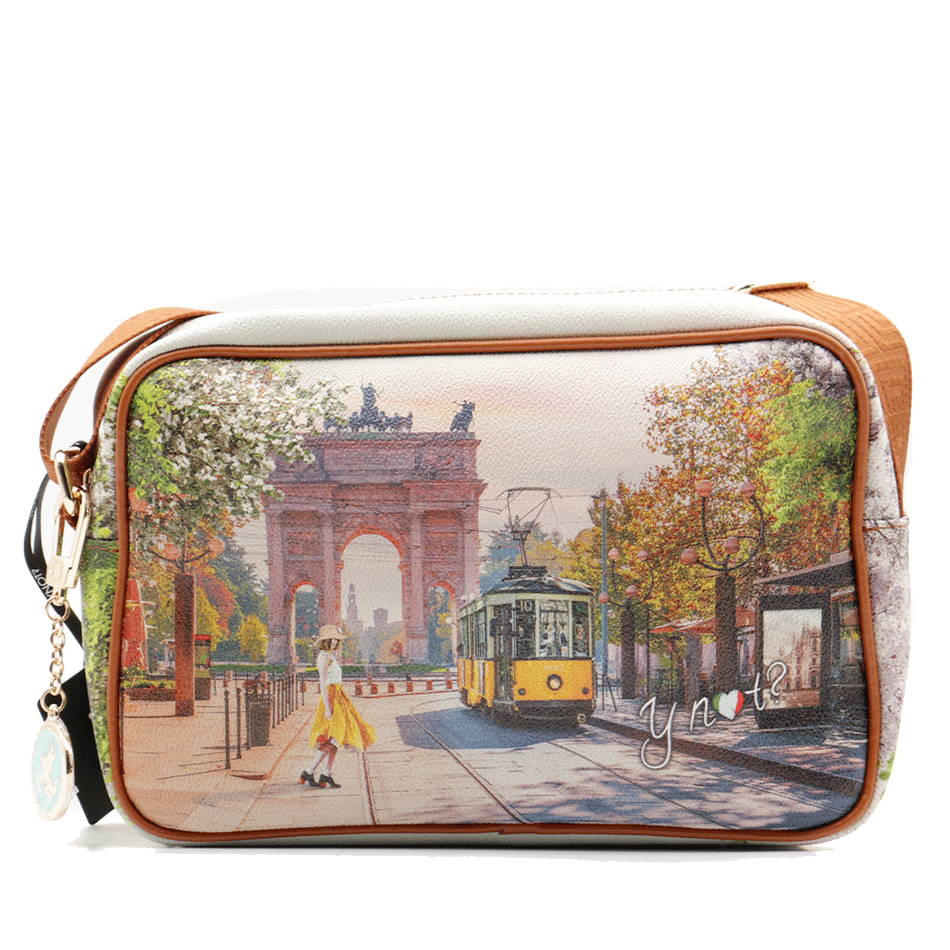 Ynot? Borsa A Tracolla Yes Bag – Stampa Città Polignano, Minimal E Urban Chic, Perfetta Per Il Tempo Libero - 4
