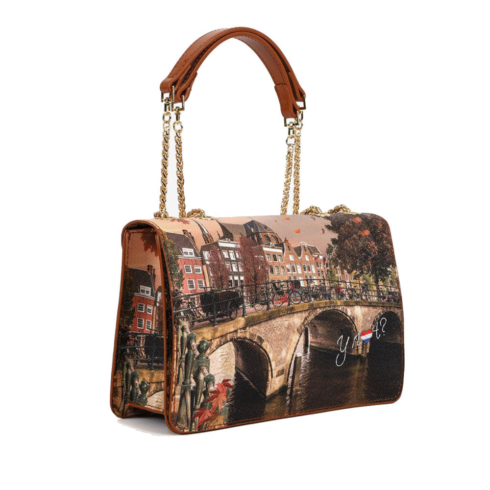 Borsa Donna a Spalla Y NOT YES-471 Autumn River