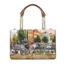 Borsa Donna a Spalla Y NOT YES-471 Flower River