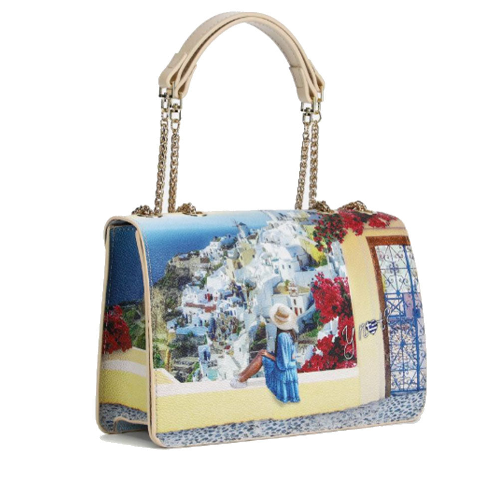 Borsa Donna a Spalla Y NOT YES-471 Greek Summer