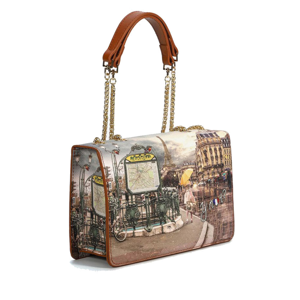 Borsa Donna a Spalla Y NOT YES-471 Metrò Paris