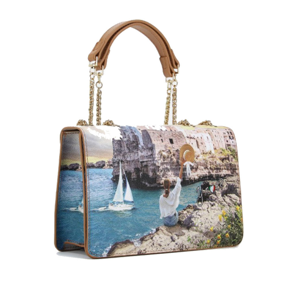 Borsa Donna a Spalla Y NOT YES-471 Polignano Coast