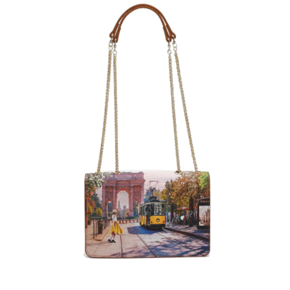 Borsa Donna a Spalla Y NOT YES-471 Spring in Milan