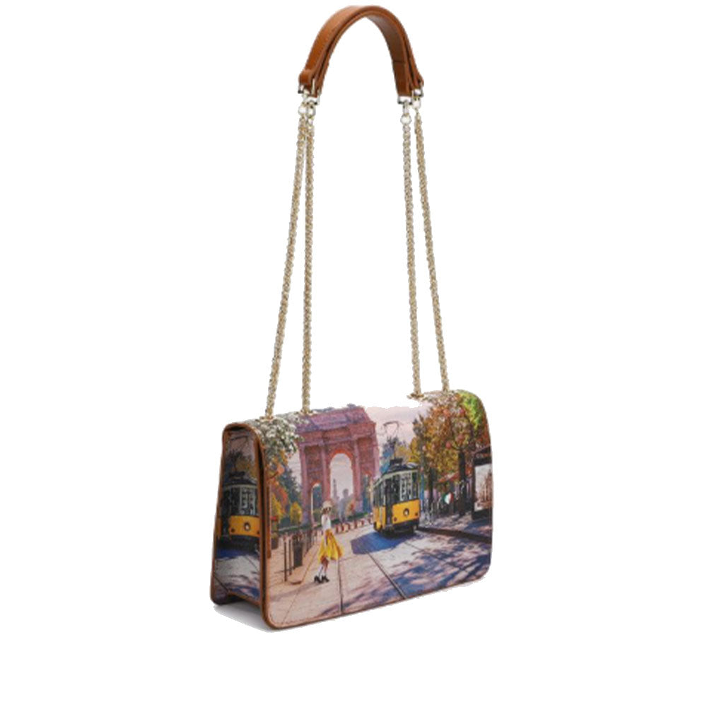 Borsa Donna a Spalla Y NOT YES-471 Spring in Milan