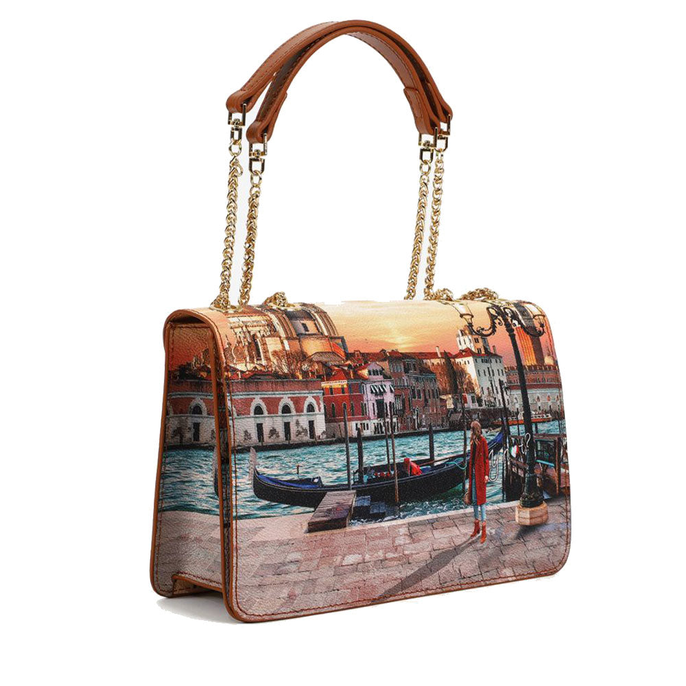 Borsa Donna a Spalla Y NOT YES-471 Venice Sunset