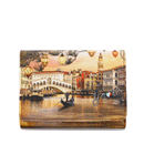 Portafoglio Donna Y NOT Chiuso con Bottone YES-546 Stampa Christmas Venice