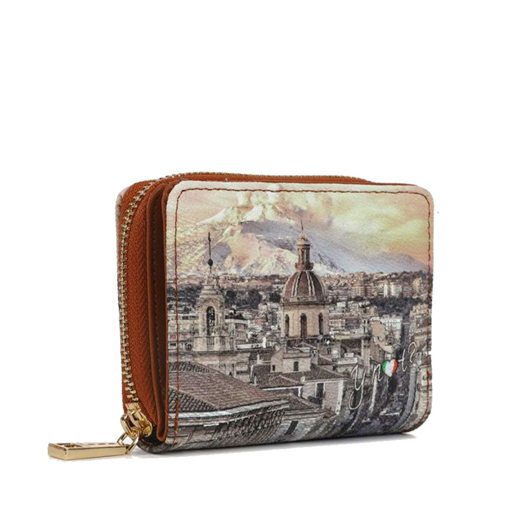 Portafoglio Donna Piccolo Y NOT YES-562 Stampa Etnea – Cuoieriashop