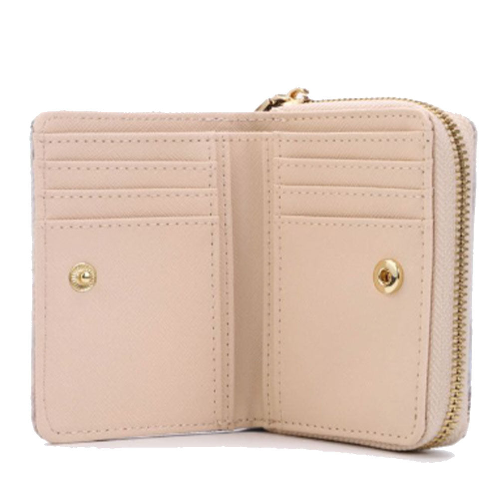 XFSRG Portafoglio Donna in Morbida Pelle PU – Portamonete Donna Piccolo con Molti Scomparti per Carte Tasca Portamonete Chiusura Lampo Cinturino da Polso e Finestra per ID per Uso Quotidiano (Bianco XFSRG Portafoglio Donna in Morbida Pelle PU – Portamonete Donna Piccolo con Molti Scomparti per Carte Tasca Portamonete Chiusura Lampo Cinturino da Polso e Finestra per ID per Uso Quotidiano (Bianco