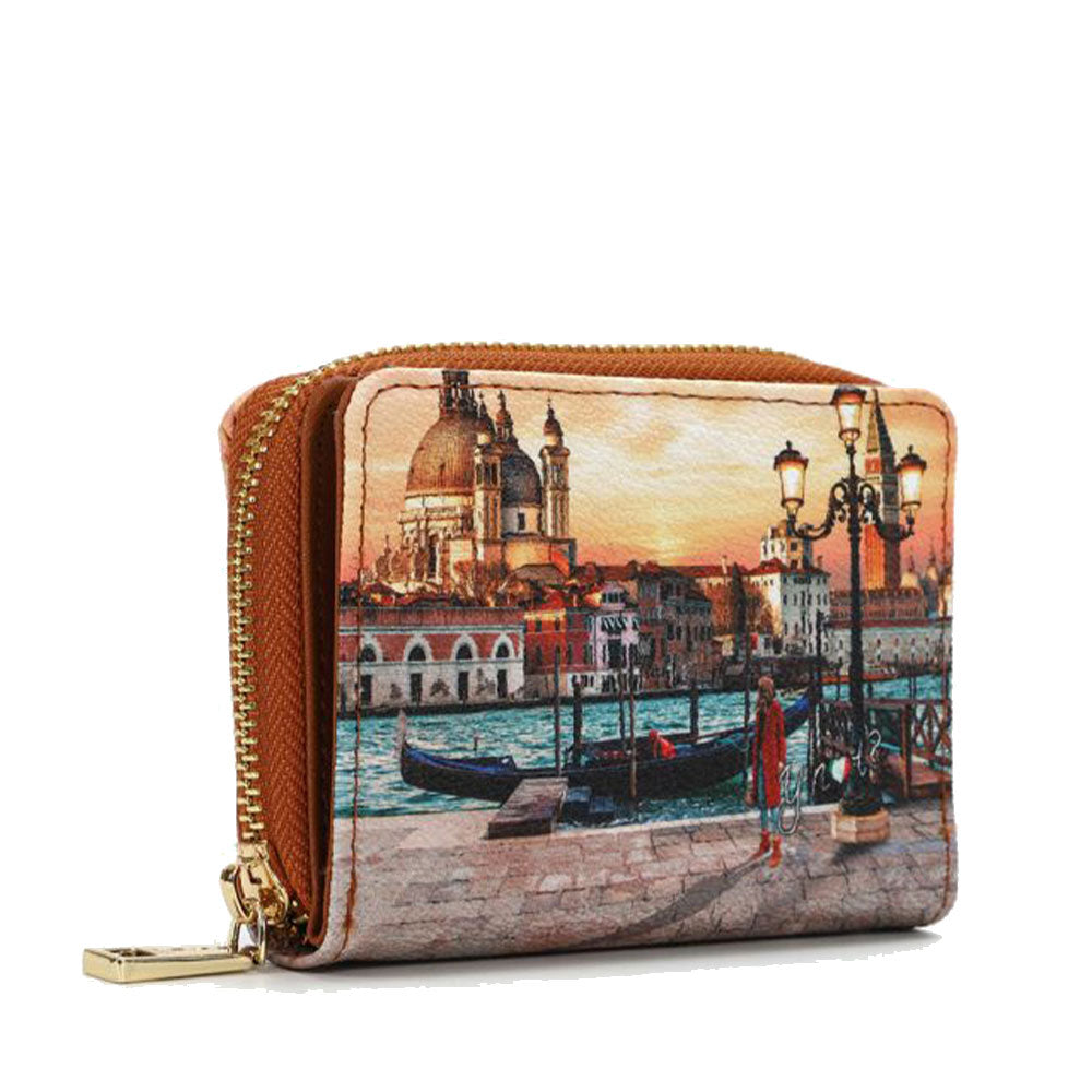 Portafoglio Donna Piccolo Y NOT YES-562 Stampa Venice Sunset