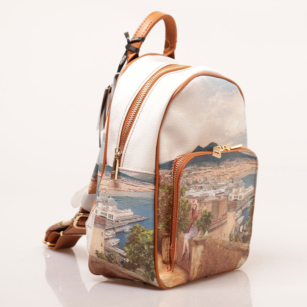 Y NOT YES-578 Damen Rucksack mit Zitronenbaum-Print