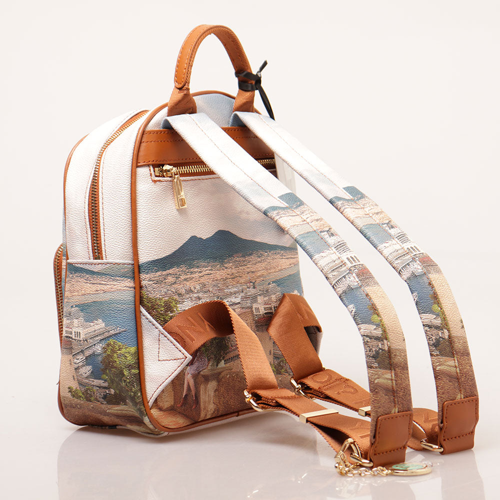 Y NOT YES-578 Damen Rucksack mit Zitronenbaum-Print