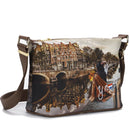 Y NOT Damen Hobo Umhängetasche YES-592 Autumn in Holland
