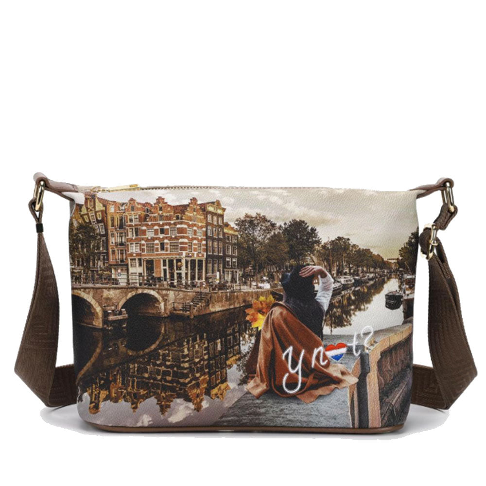 Borsa Donna Hobo  Y NOT a Tracolla YES-592 Autumn in Holland
