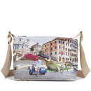 Borsa Donna Hobo  Y NOT a Tracolla YES-592 Vacanza Romana