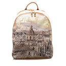 Y NOT Damen Rucksack mit Zwei Fächern YES-601 Etnea Print