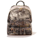 Y NOT Damen Rucksack mit Zwei Fächern YES-601 Mirror Print