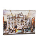 Borsa Donna Y NOT Clutch con Tracolla in Catena YES-605 Lost in Rome