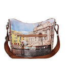 Borsa Donna Y NOT Hobo Large a Tracolla YES-606 Rainbow Rome