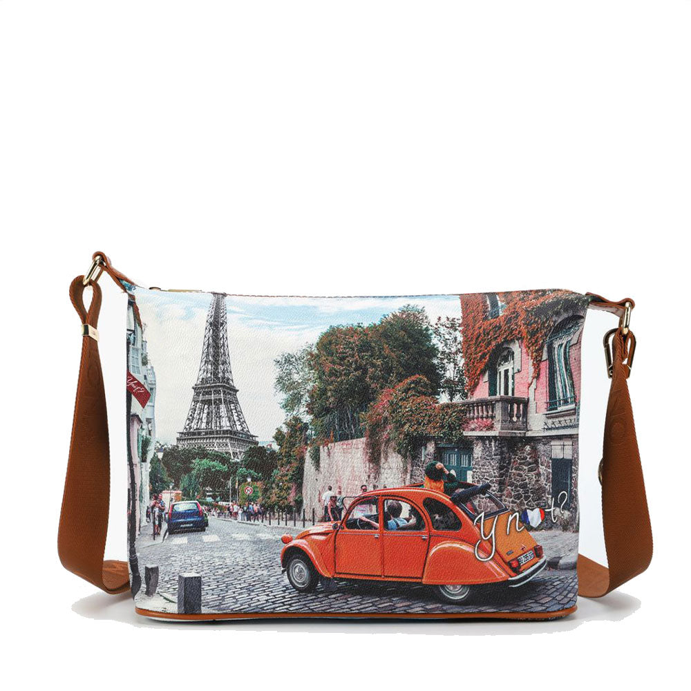 Borsa Donna Y NOT Hobo Easy Large a Tracolla YES-607 C'Est La Vie