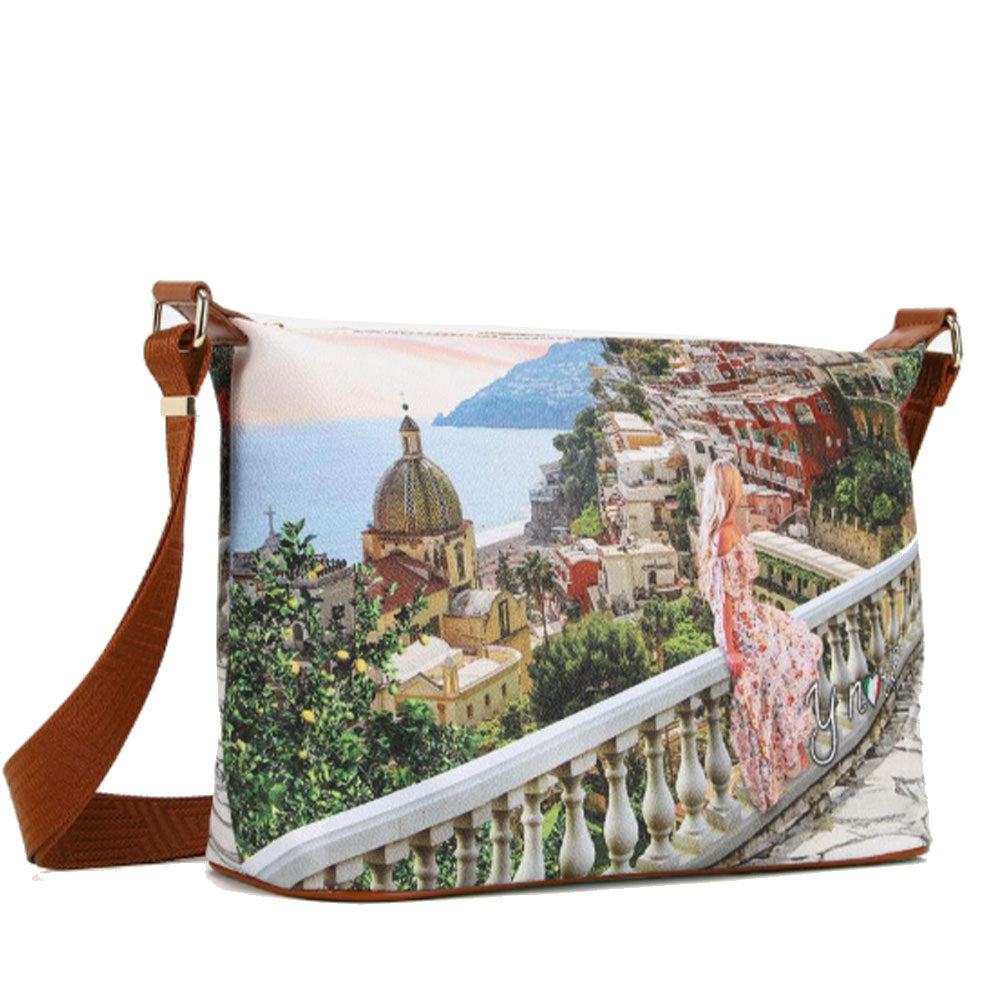 Borsa Donna Y NOT Hobo Easy Large a Tracolla YES-607 Dreaming Coast
