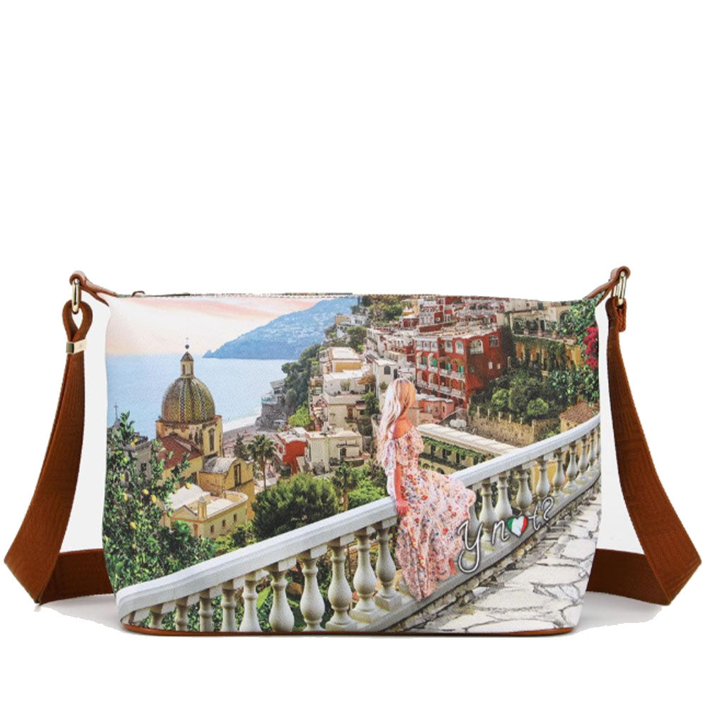 Borsa Donna Y NOT Hobo Easy Large a Tracolla YES-607 Dreaming Coast