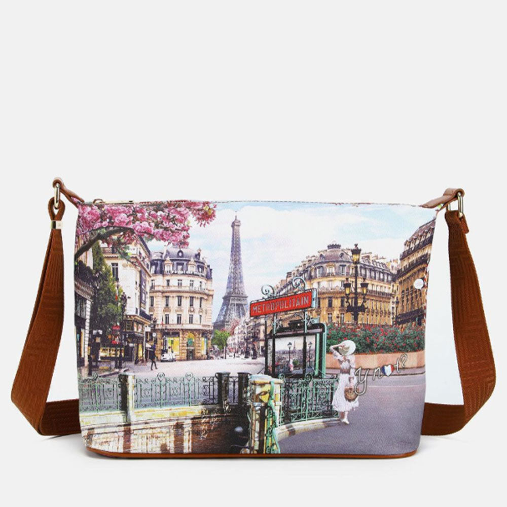 Borsa Donna Y NOT Hobo Easy Large a Tracolla YES-607 Emily in Paris