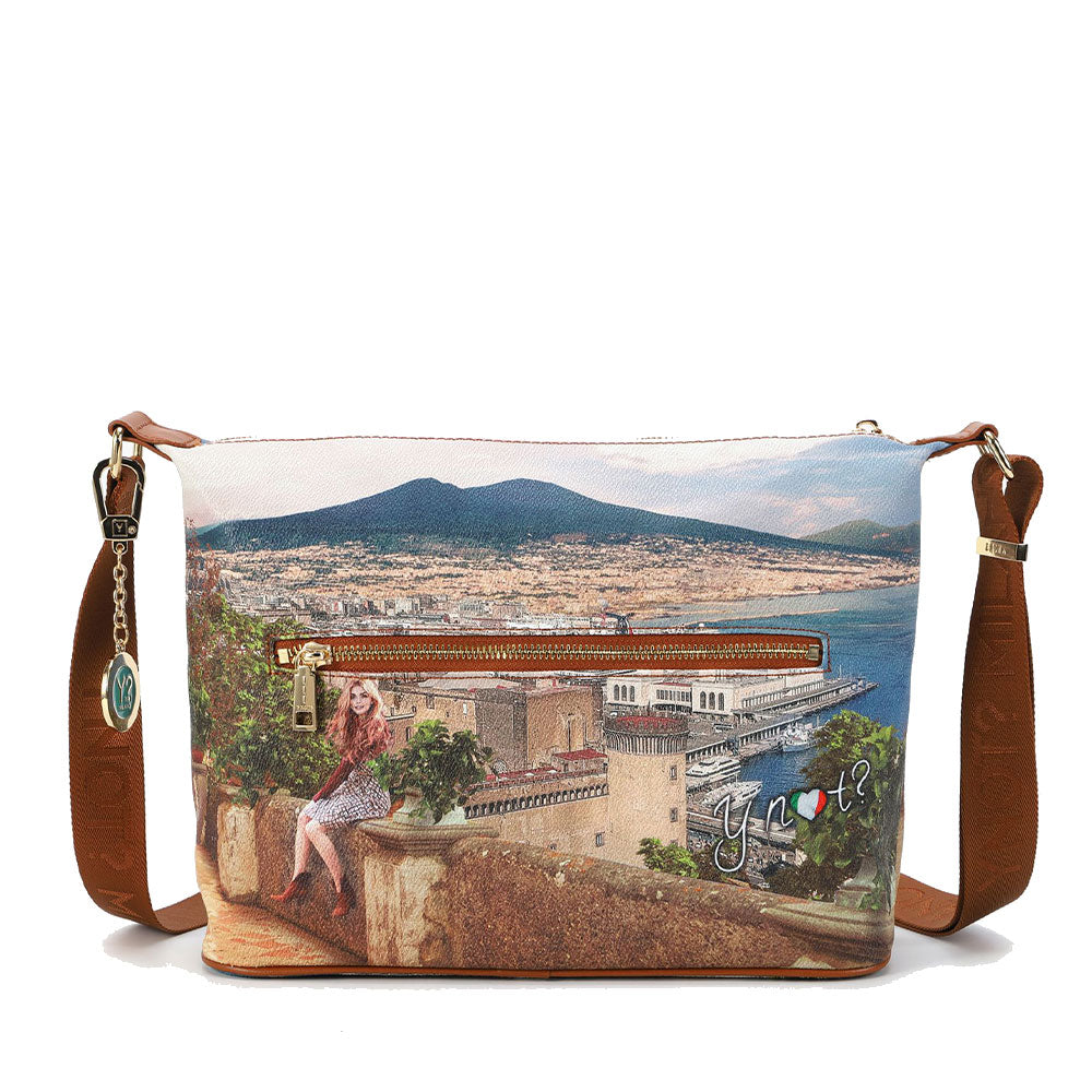 Borsa Donna Y NOT Hobo Easy Large a Tracolla YES-607  Lemon Tree