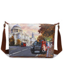 Borsa Donna Y NOT Hobo Easy Large a Tracolla YES-607 London Tourist