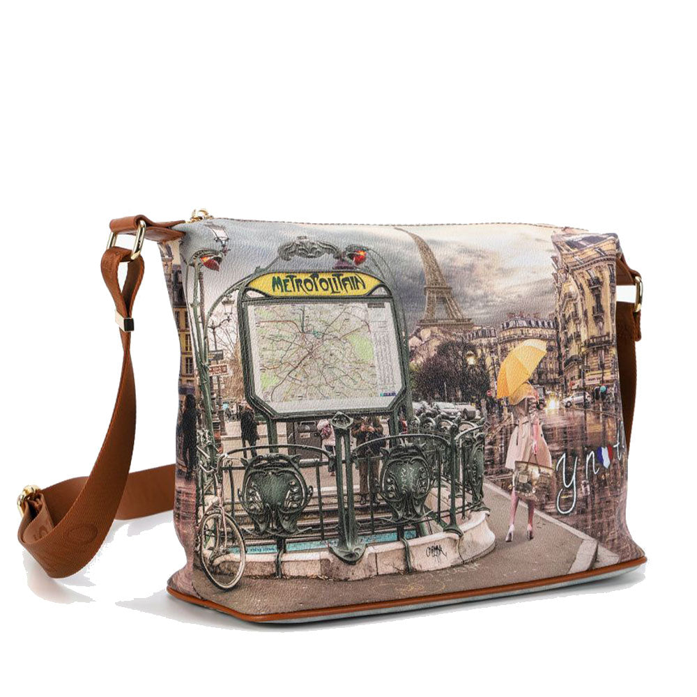 Borsa Donna Y NOT Hobo Easy Large a Tracolla YES-607 Metrò Paris