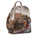Y NOT Damen Rucksack mit Außentasche YES-615 Autumn In Holland
