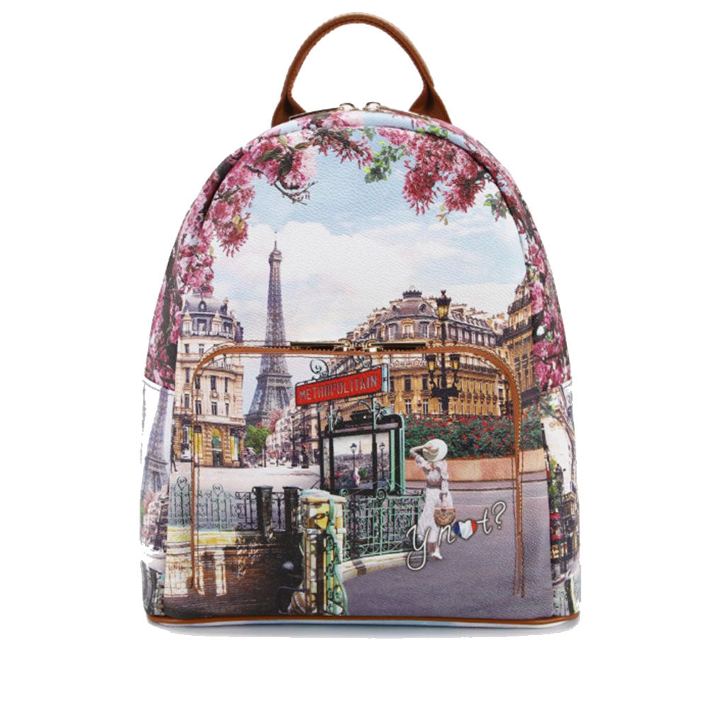 Zaino Donna Y NOT con Tasca Esterna YES-615 Emily in Paris