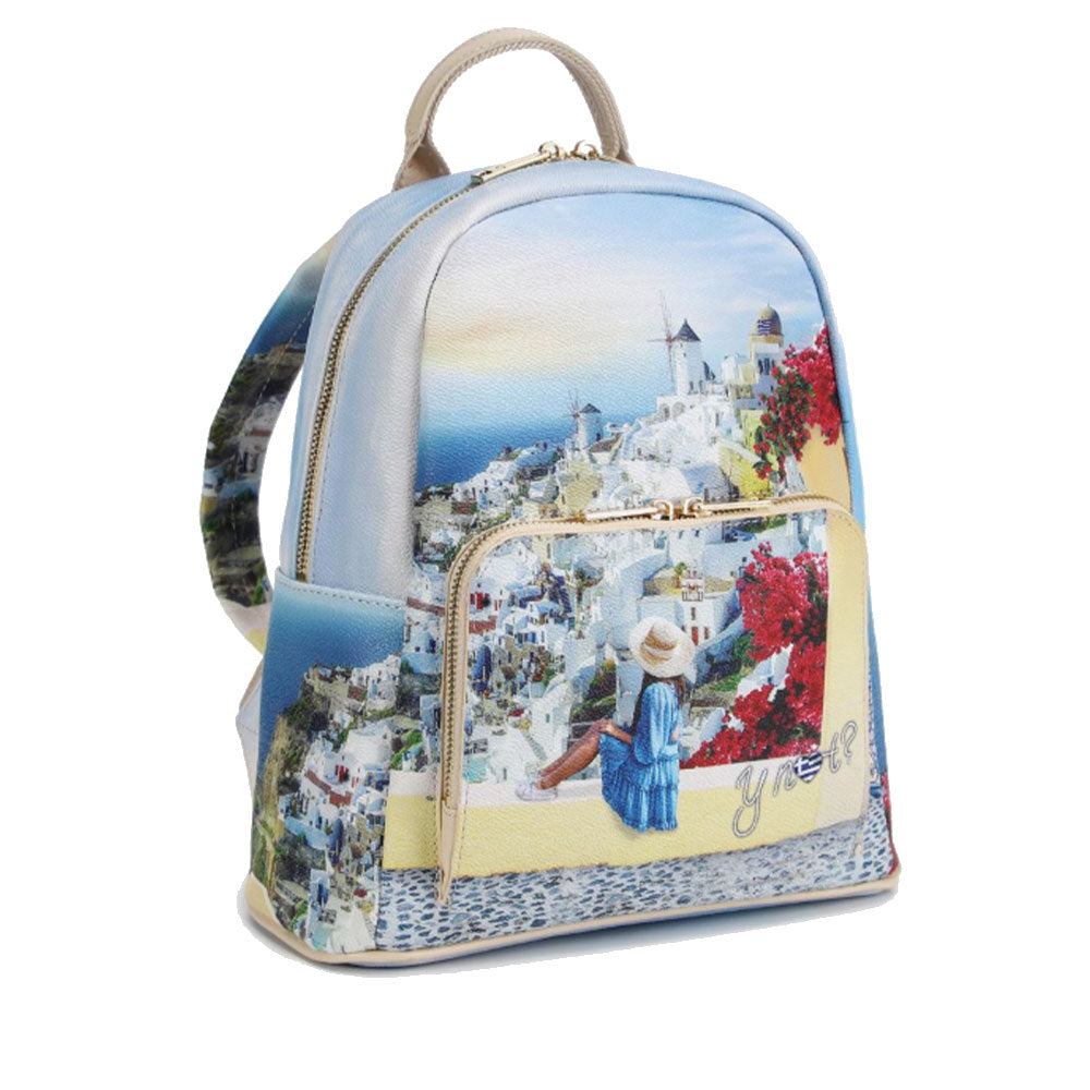 Zaino Donna Y NOT con Tasca Esterna YES-615 Greek Summer