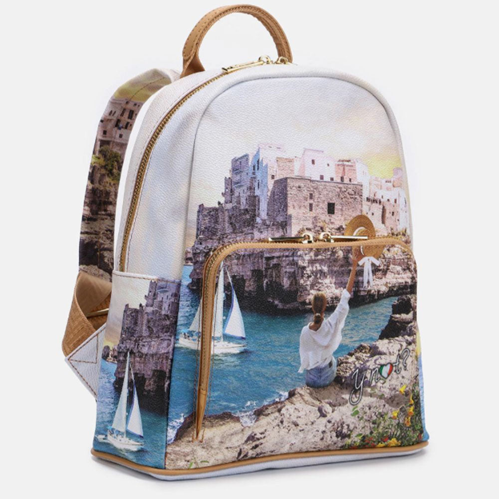 Zaino Donna Y NOT con Tasca Esterna YES-615 Polignano Coast