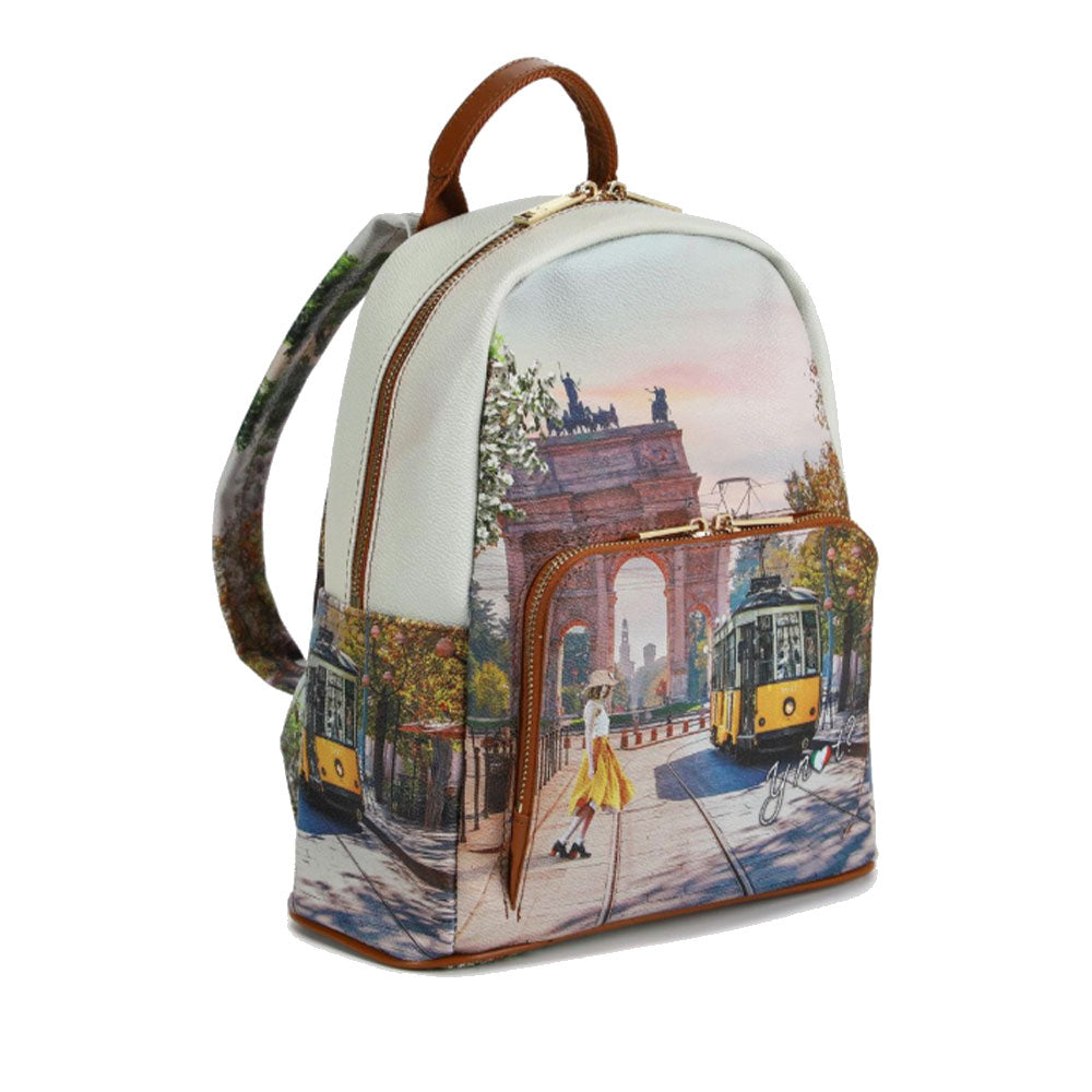 Zaino Donna Y NOT con Tasca Esterna YES-615 Spring in Milan