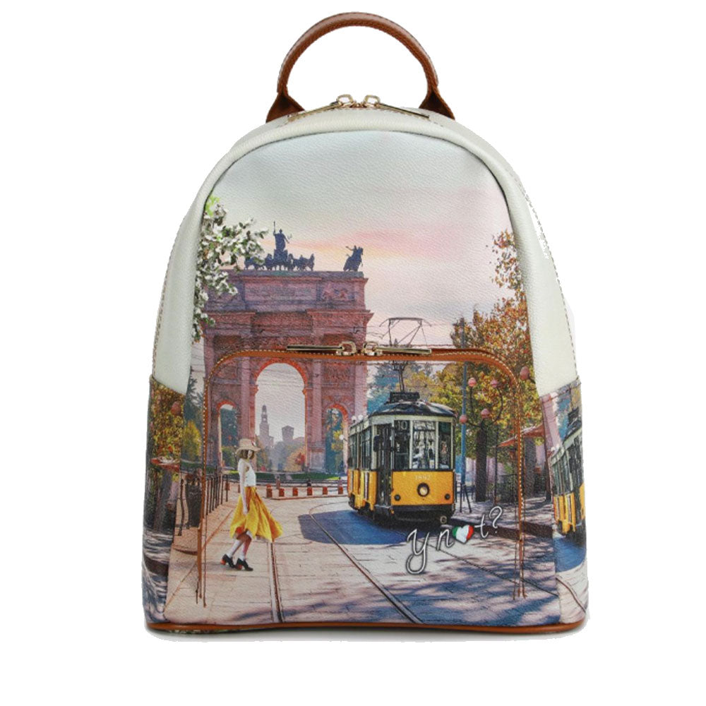 Zaino Donna Y NOT con Tasca Esterna YES-615 Spring in Milan
