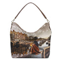 Y NOT Damen Hobo Schultertasche YES-618 Autumn in Holland