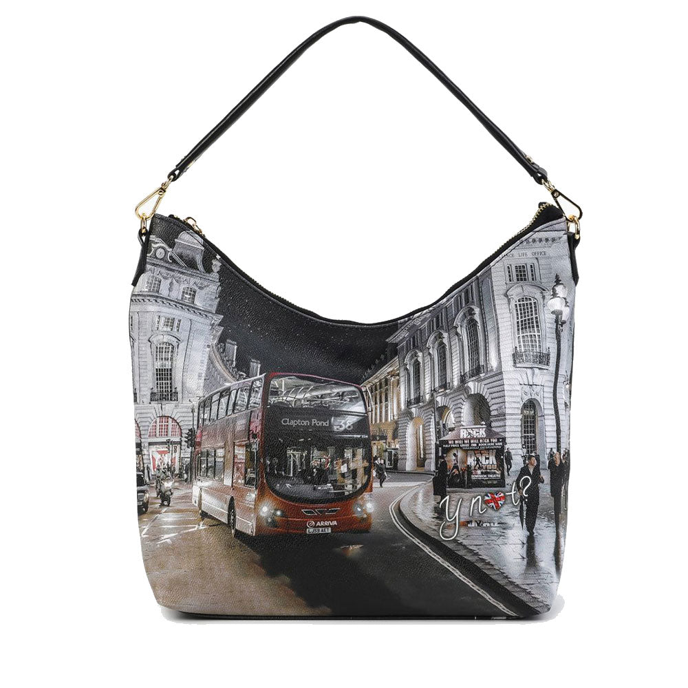 Borsa Donna Y NOT Hobo a Spalla YES-618 London By Night