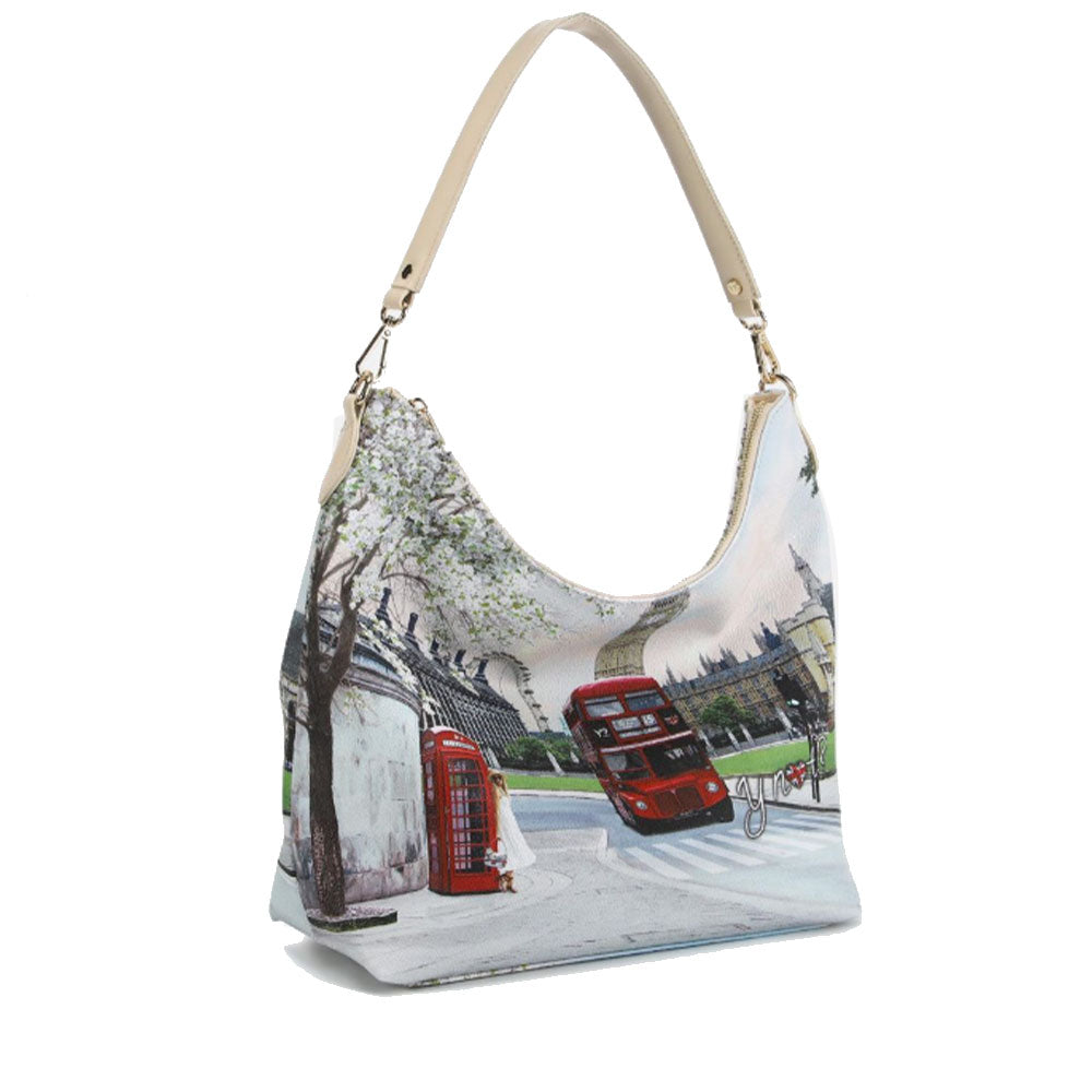 Borsa Donna Y NOT Hobo a Spalla YES-618 London
