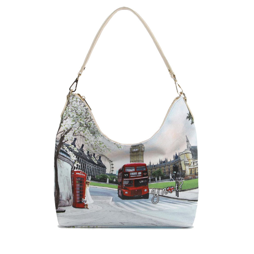 Borsa Donna Y NOT Hobo a Spalla YES-618 London