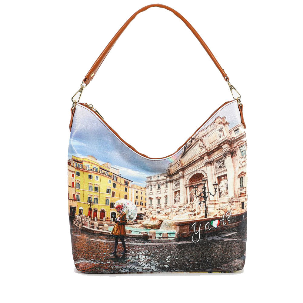 Borsa Donna Y NOT Hobo a Spalla YES-618 Rainbow Rome