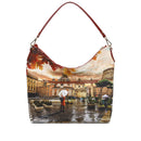 Y NOT Damen Hobo Schultertasche YES-618 Rome Raining