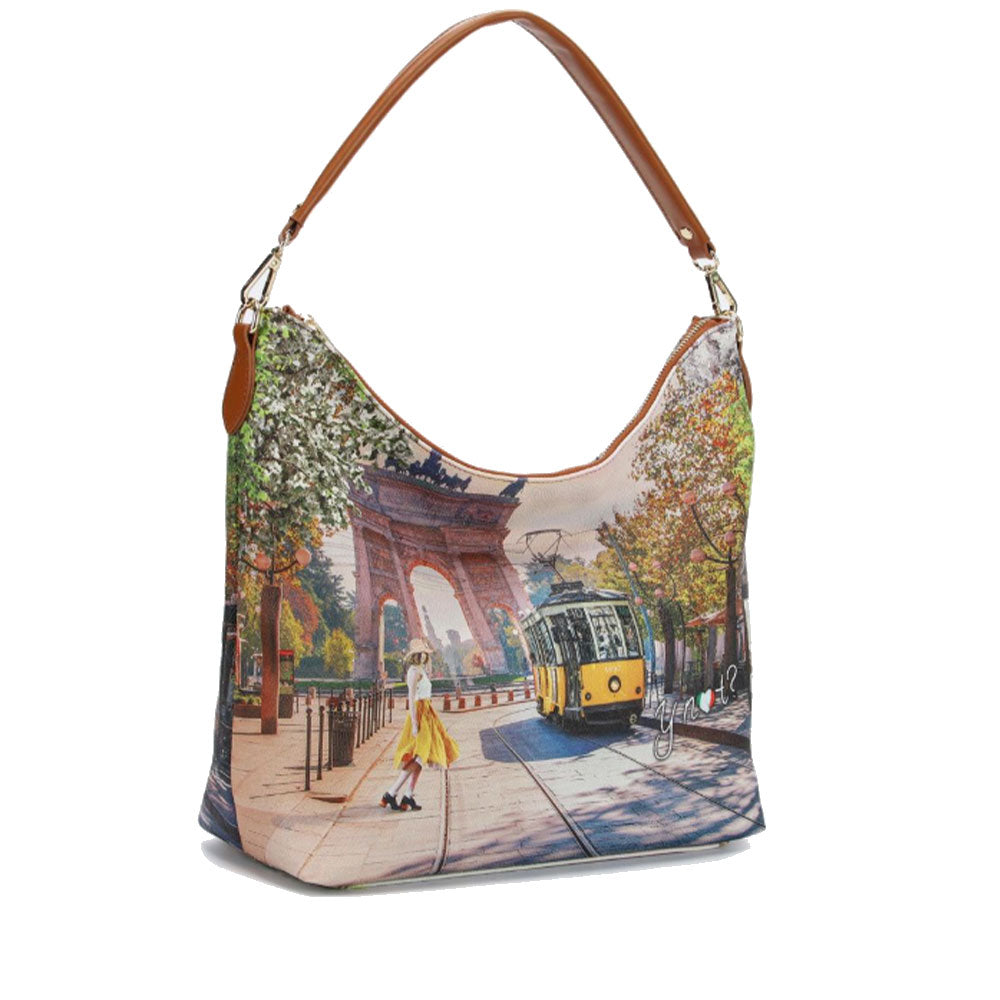 Borsa Donna Y NOT Hobo a Spalla YES-618 Spring in Milan