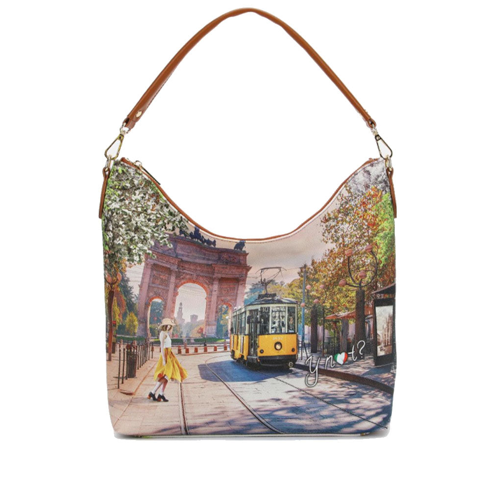 Borsa Donna Y NOT Hobo a Spalla YES-618 Spring in Milan