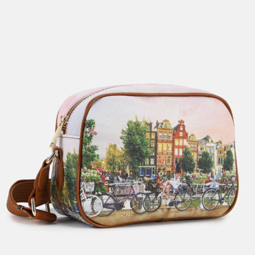 Borsa Donna a Tracolla Y NOT YES-620 Flower River