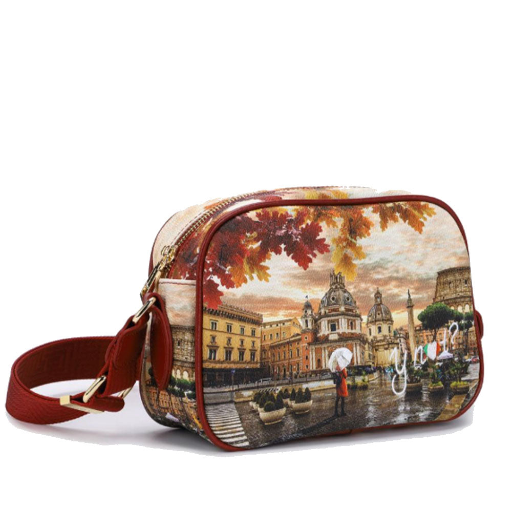 Borsa Donna a Tracolla Y NOT YES-620 Rome Raining
